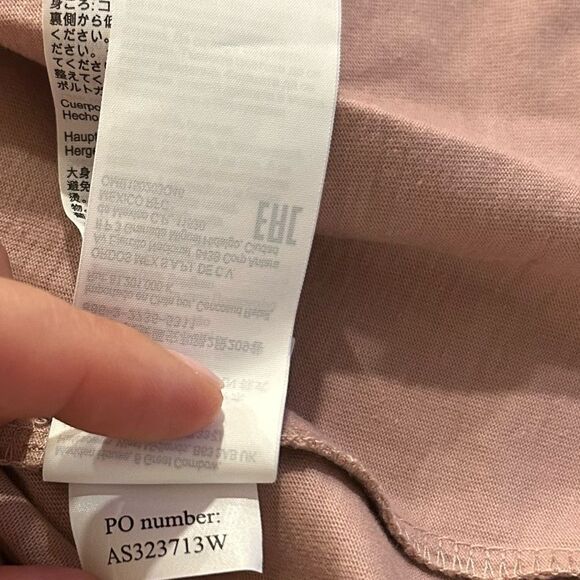 All Saints Revolve Cotton Coni Tank Top in Morning Mauve Size Large NEW 175.00 - Picture 7 of 14